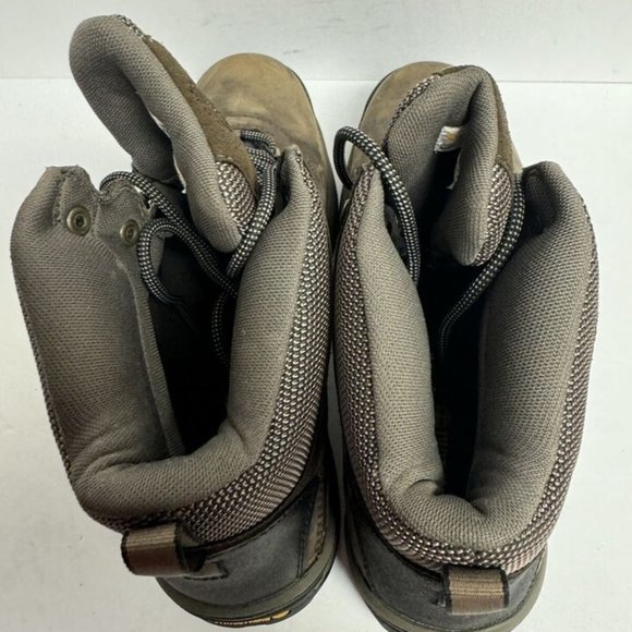 Timberland Mens White Ledge Waterproof Mid Hiking Boot Brown Size 13 M